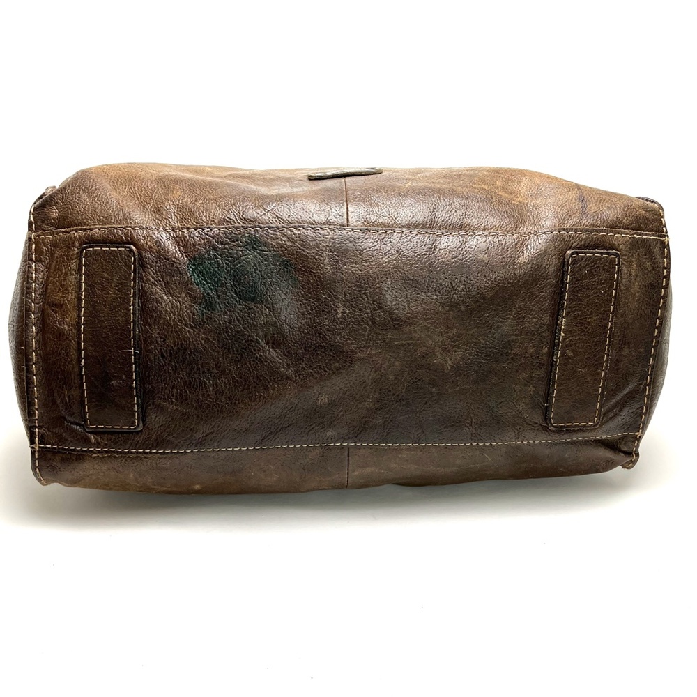 Frye Distressed Tan Leather Hobo Bag - Picture 3 of 16